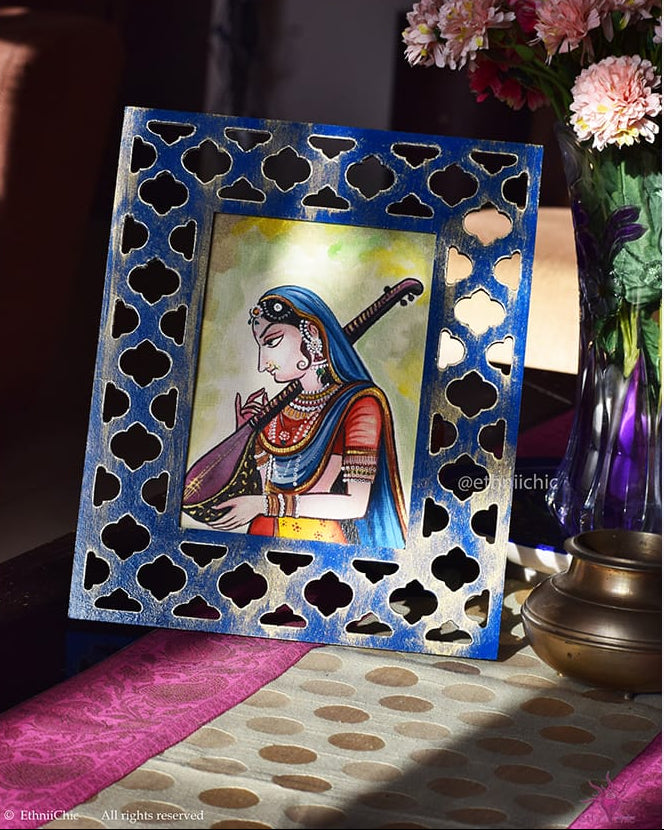 Hand painted Frame 2-in-1 Decor - Meera image 0