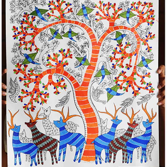 The Tale of Two Canvases: Exploring the Difference Between Gond and Bhil Art Forms