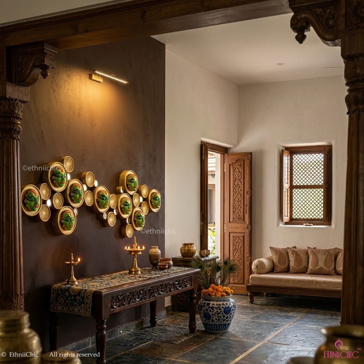 Nine Emotions on One Frame: The Design Story of Our Navarasa Kathakali Wall Art