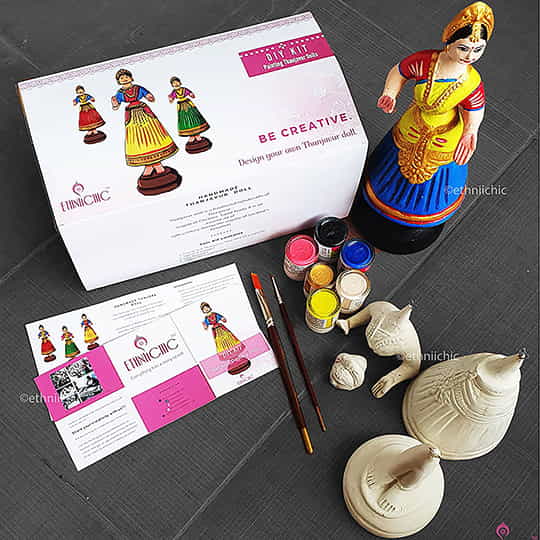 A Unique Blend of Tradition and Creativity: Introducing the Tanjore Doll Painting Kit