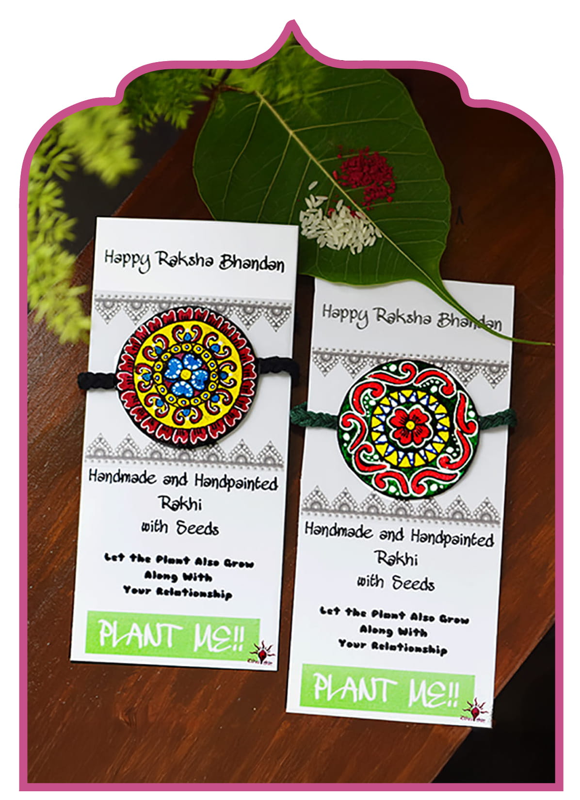 Hand painted Rakhi