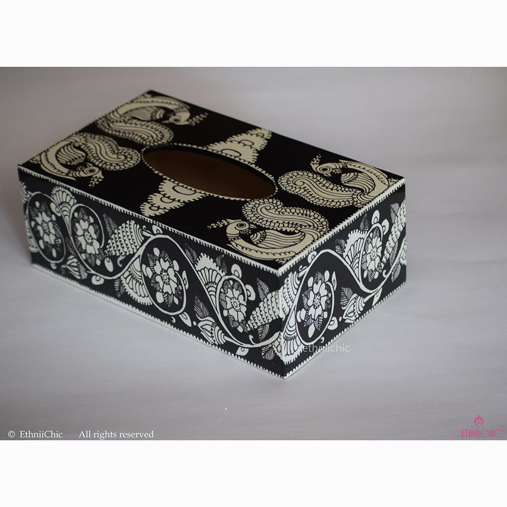 Family Tissue Box - Tholu Peacock image 3
