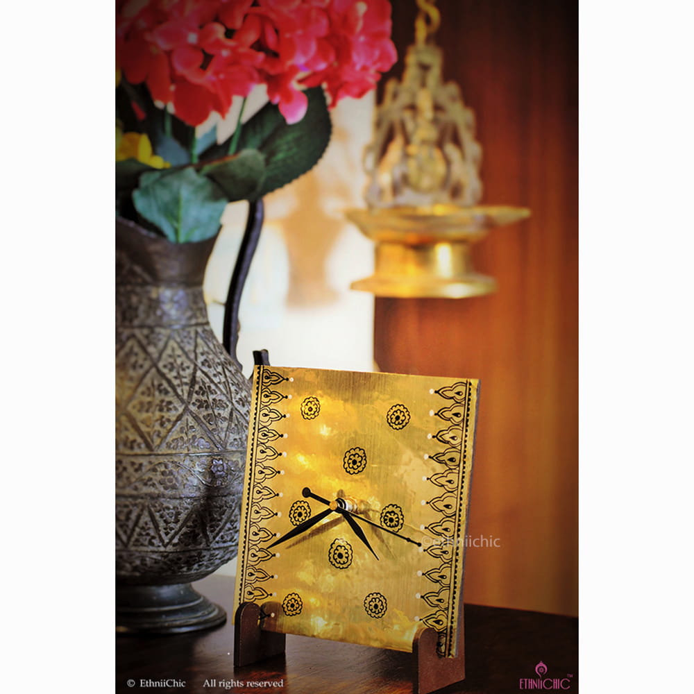 Hand painted table clock 1 image 1