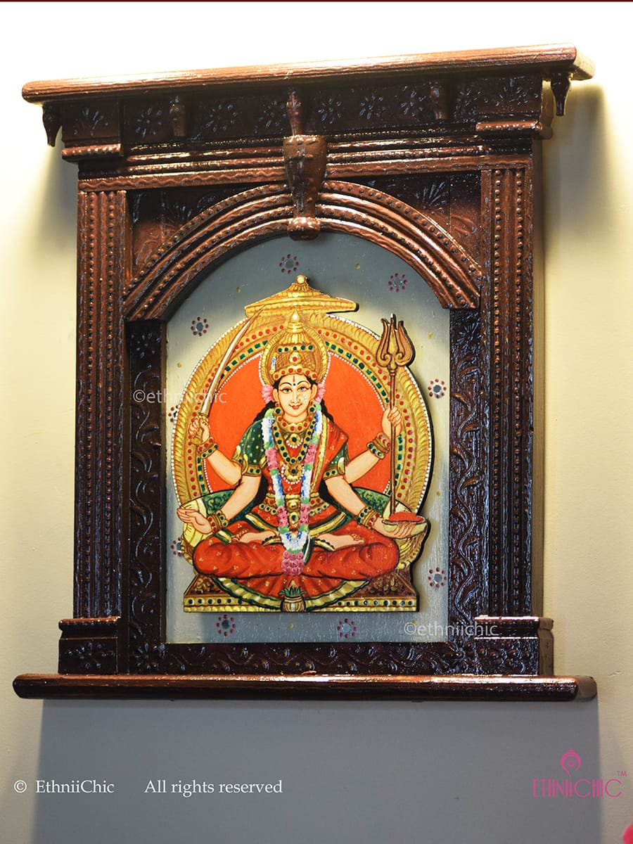 Wall Mounting Vaishno Devi Jharoka Frame