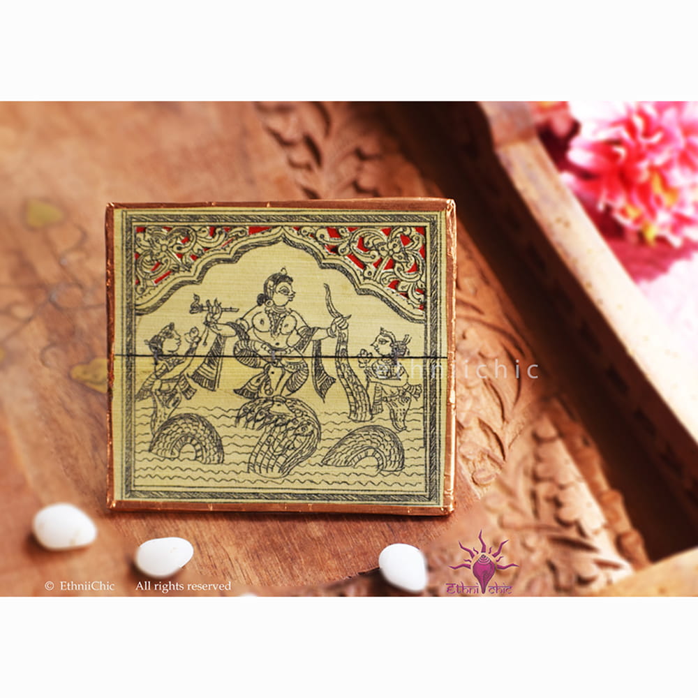 Pattachitra Kaaliyamardan Fridge Magnet image 0