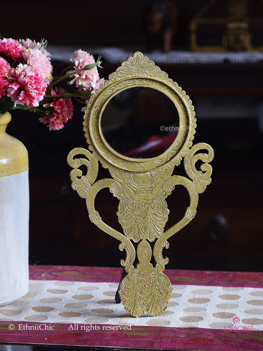 Wooden Aranmula Wall Frame with Mirror