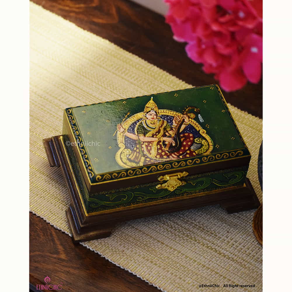 Multipurpose Green Box - Saraswathi image 1