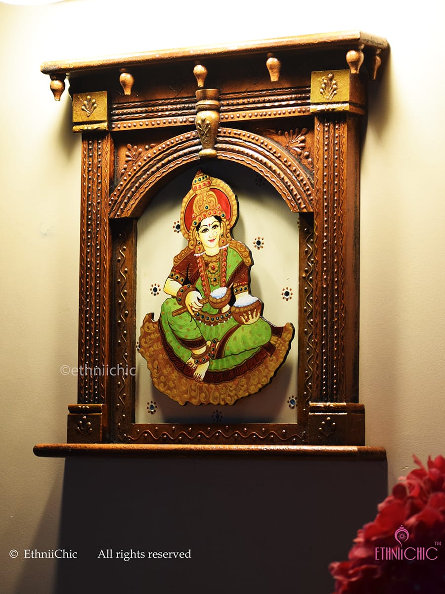 Wall Mounting Annapoorneshwari Jharoka Frame