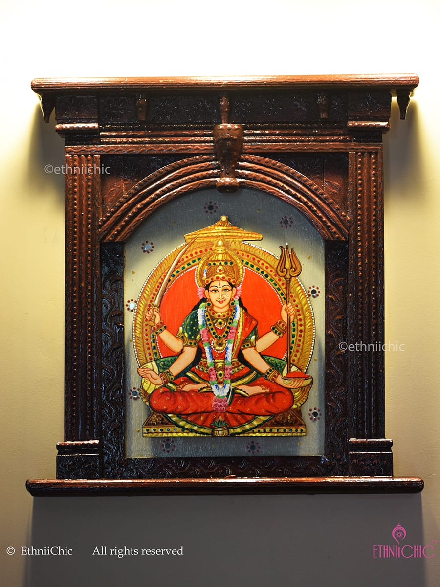Wall Mounting Vaishno Devi Jharoka Frame