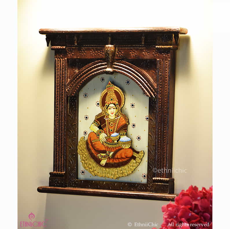 Wall Mounting Annapoorneshwari Jharoka Frame image 2