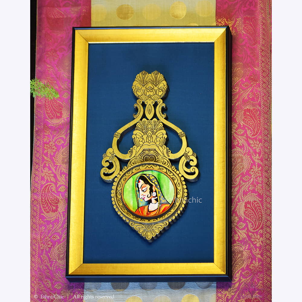 Wooden Aranmula Wall Frame - Bani Thani image 0