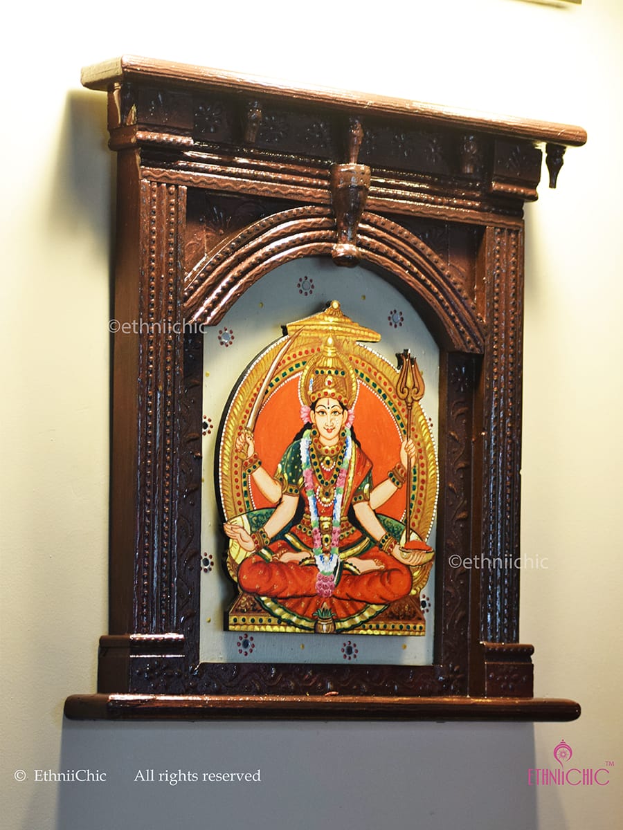 Wall Mounting Vaishno Devi Jharoka Frame