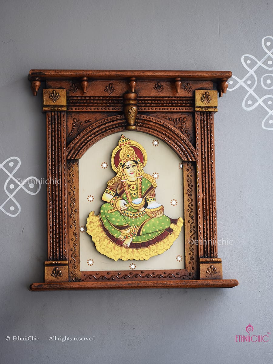 Wall Mounting Annapoorneshwari Jharoka Frame