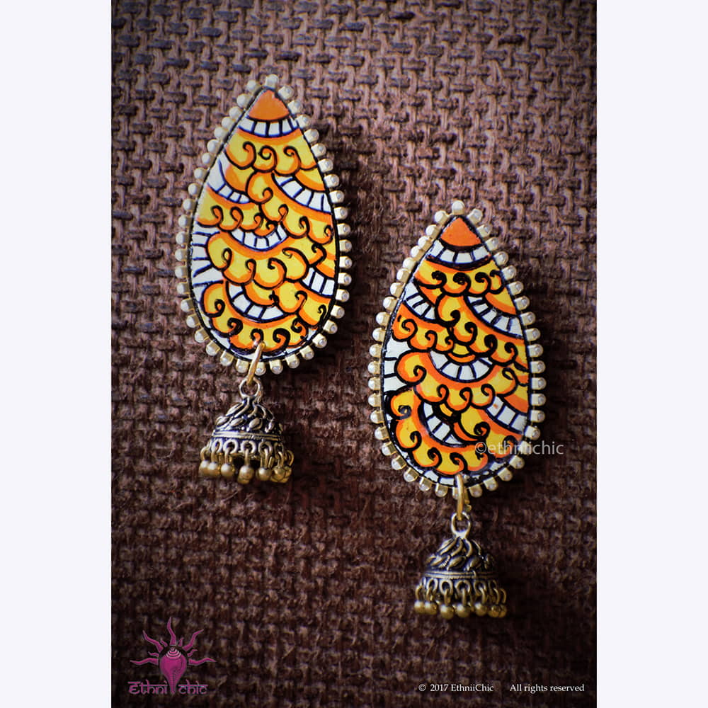 Hand painted Earrings image 0