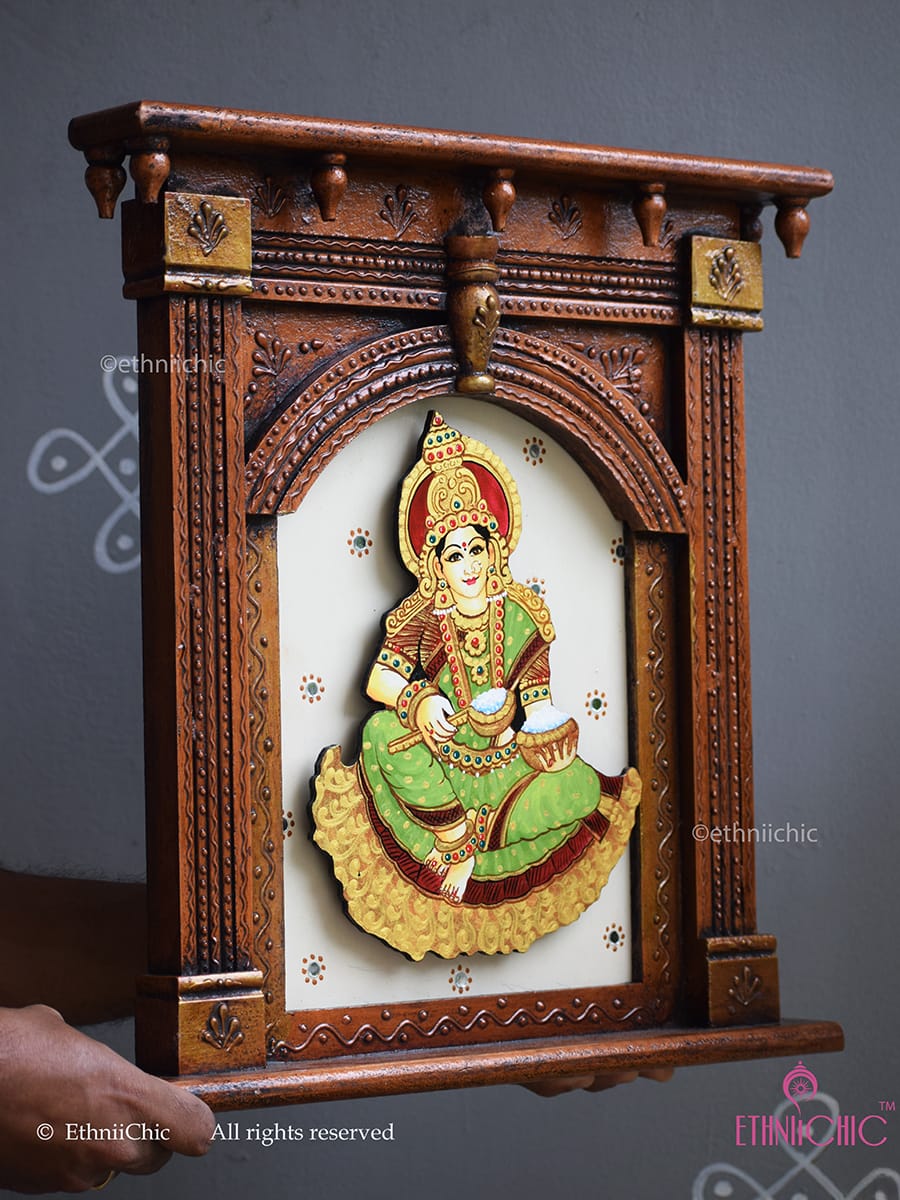 Wall Mounting Annapoorneshwari Jharoka Frame