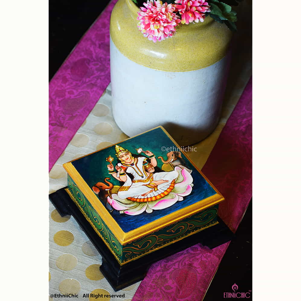 Multipurpose Box Square - Gajalakshmi image 0
