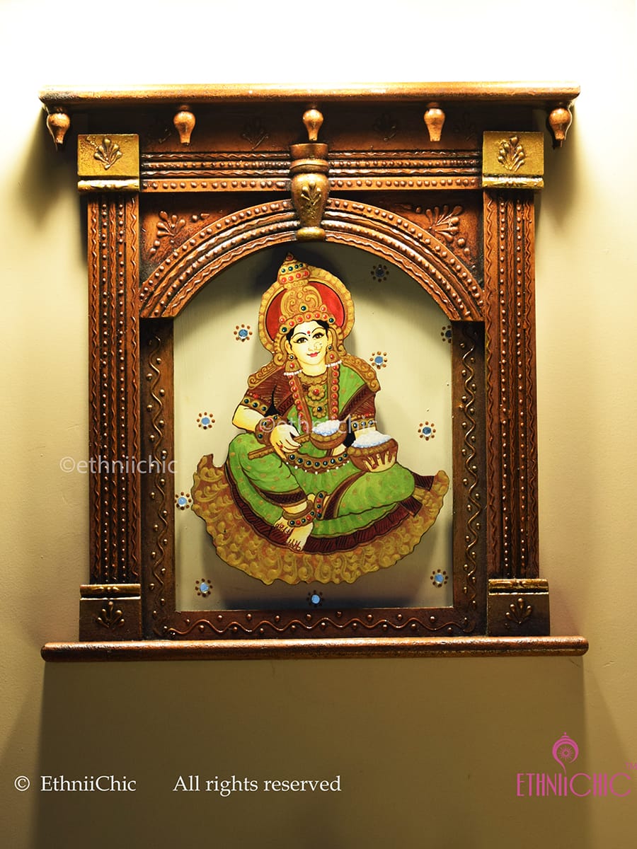 Wall Mounting Annapoorneshwari Jharoka Frame