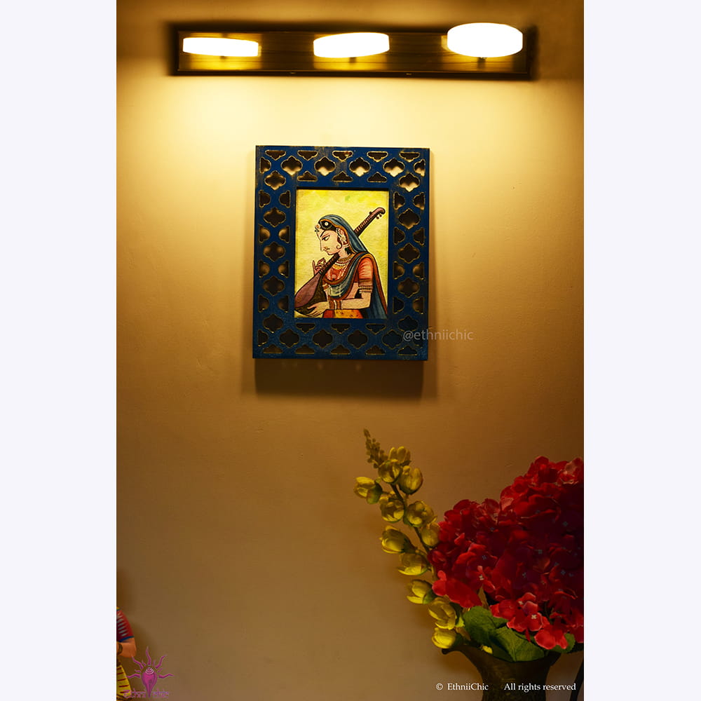 Hand painted Frame 2-in-1 Decor - Meera image 4