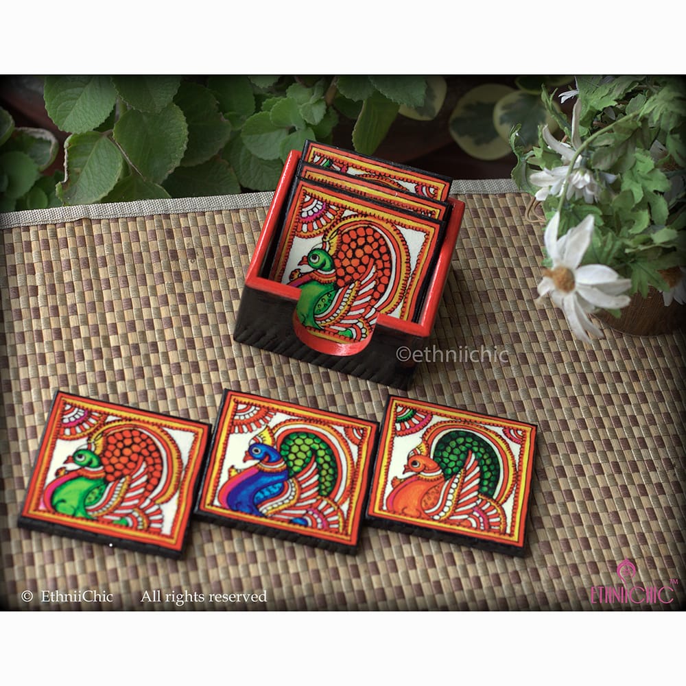 Coasters - Tholu Peacock image 0