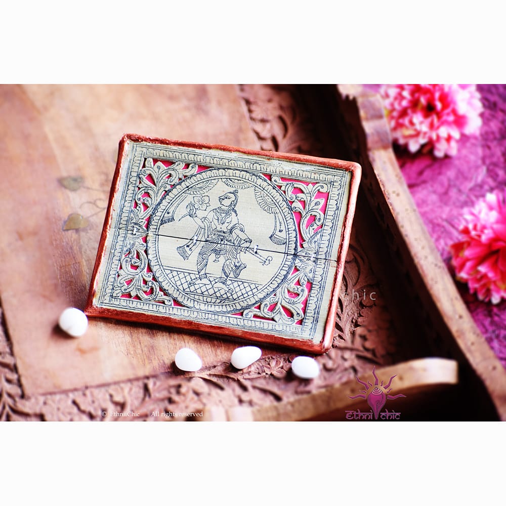 Pattachitra Parshuram Fridge Magnet image 0