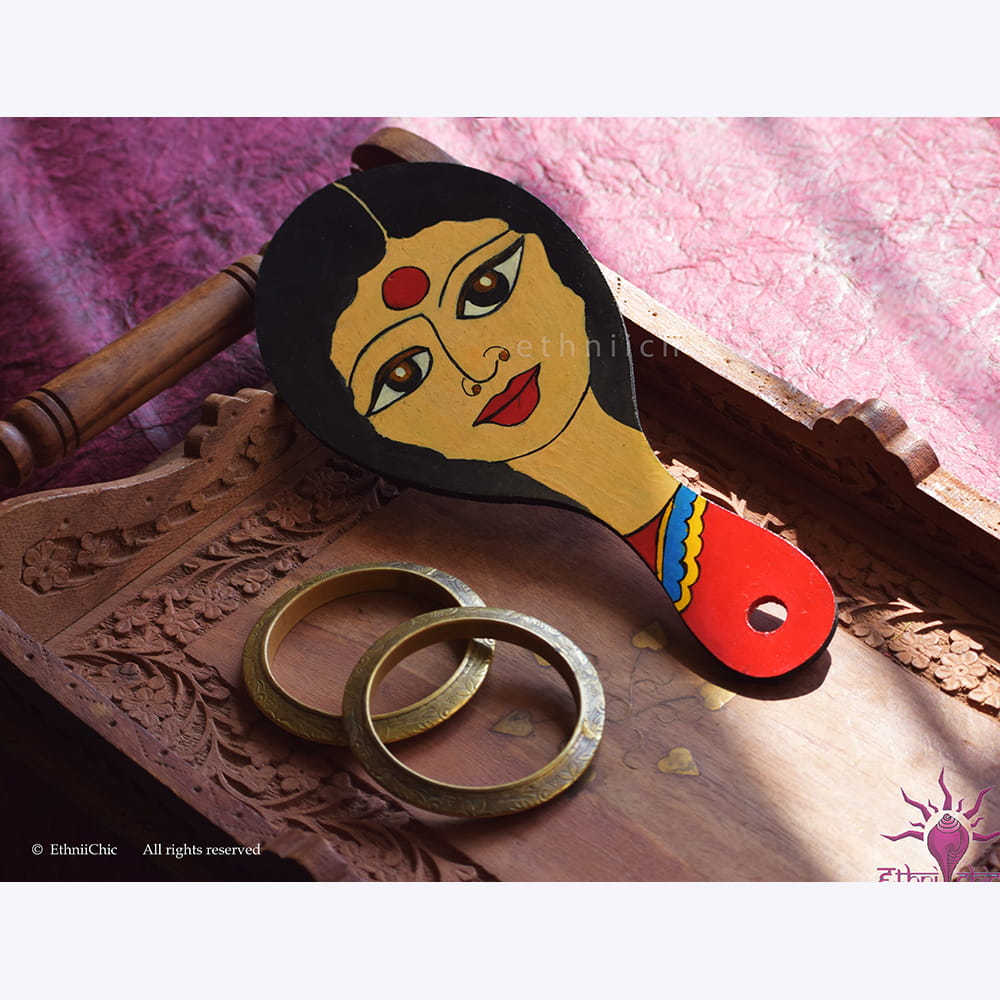 Hand Painted Hand mirror 1 image 0