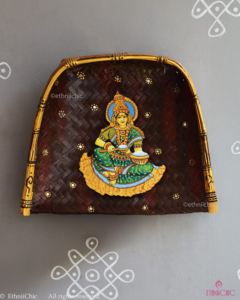 Wall Mounting Kulo with Annapoorneshwari Devi - Brown