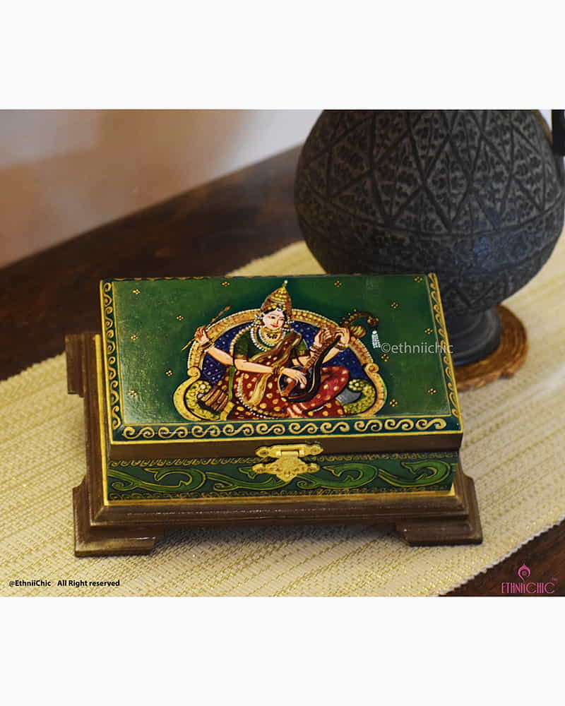 Multipurpose Green Box - Saraswathi image 0