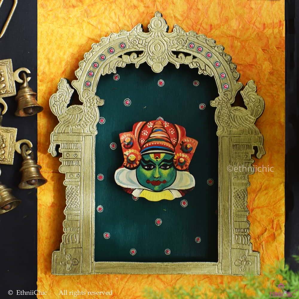 Wall Mounting Frame of Kathakali Prabhavali image 0