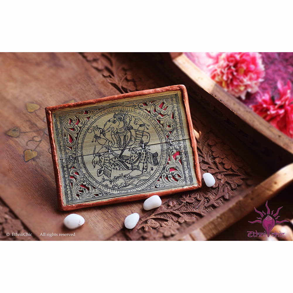 Pattachitra Ganesha Fridge Magnet 1 image 0