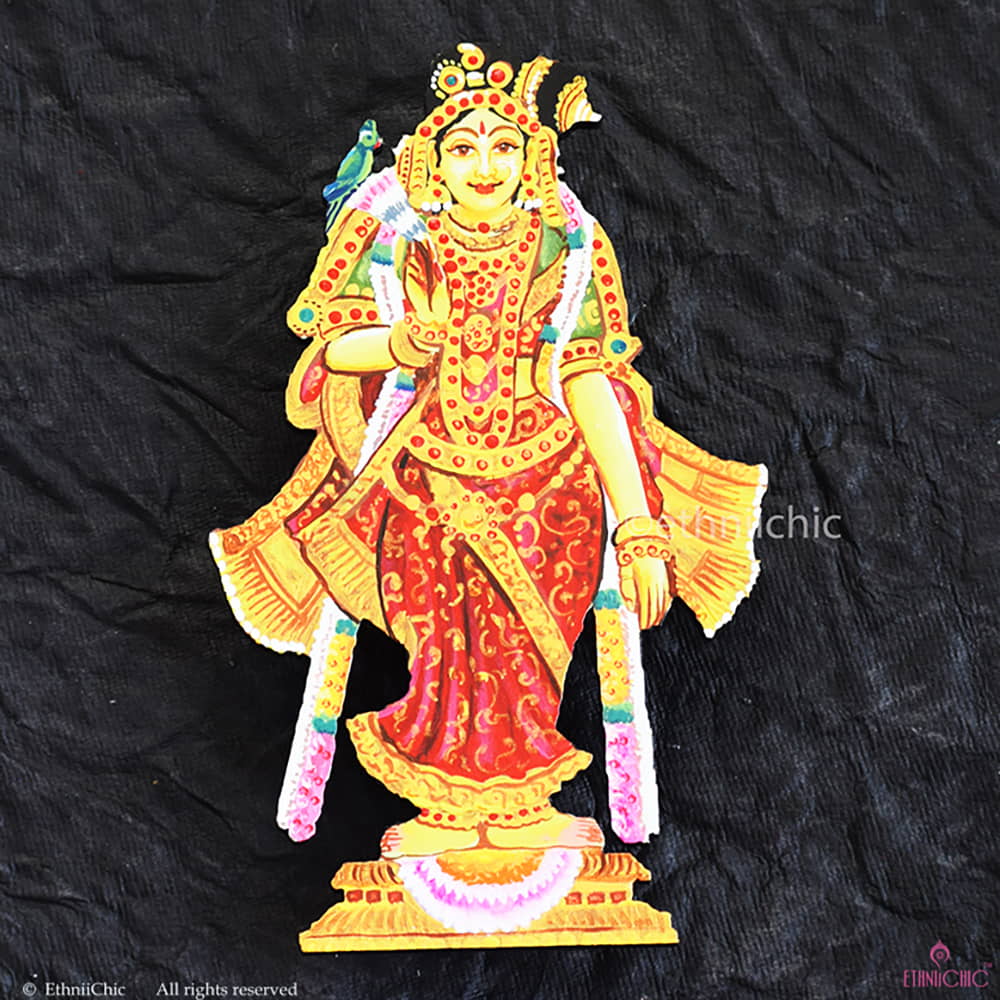 Hand painted Devi Meenakshi Cut out image 0