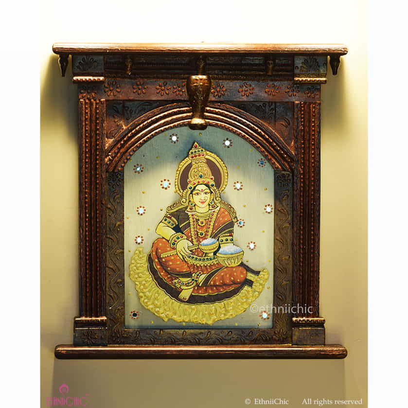 Wall Mounting Annapoorneshwari Jharoka Frame image 3