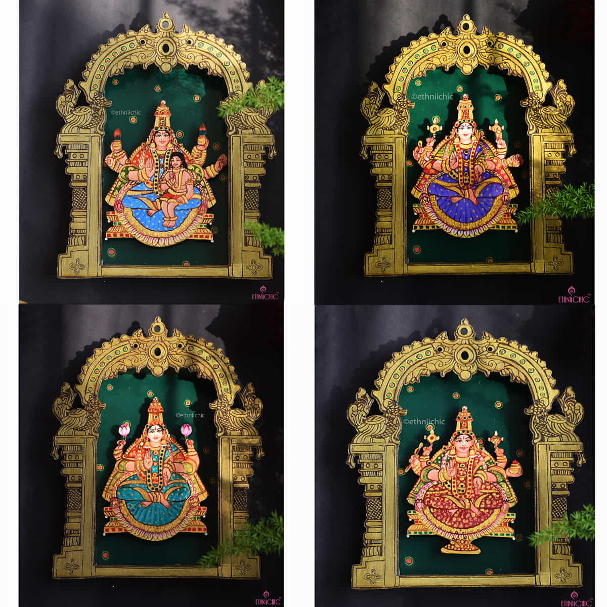 Wall Mounting Frames of Ashtalakshmi - Set of 8 image 2