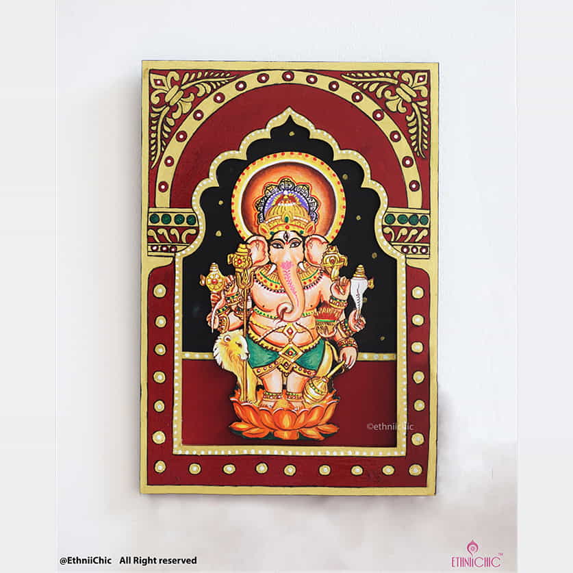 Wall Mounting Drishti Ganapathi Frame image 1