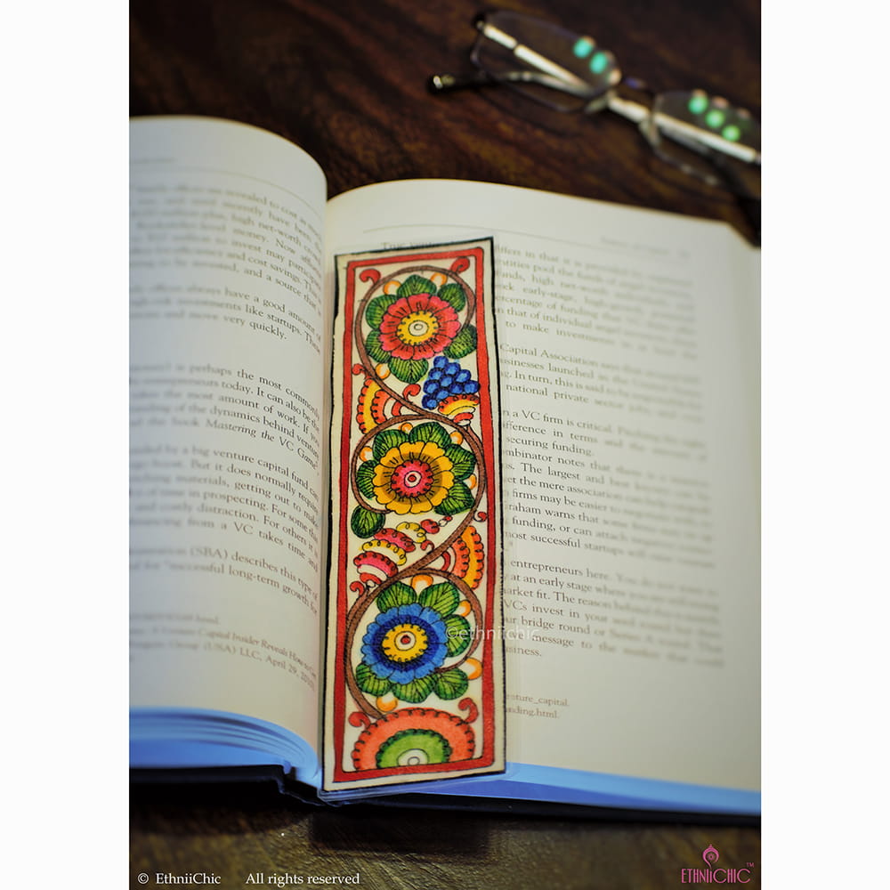 Hand painted laminated Book mark 12 image 0