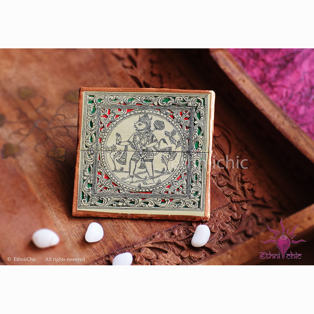 Pattachitra Hanuman Fridge Magnet 2 image 0