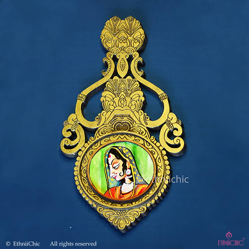 Wooden Aranmula Frame (small) - Rani image 0