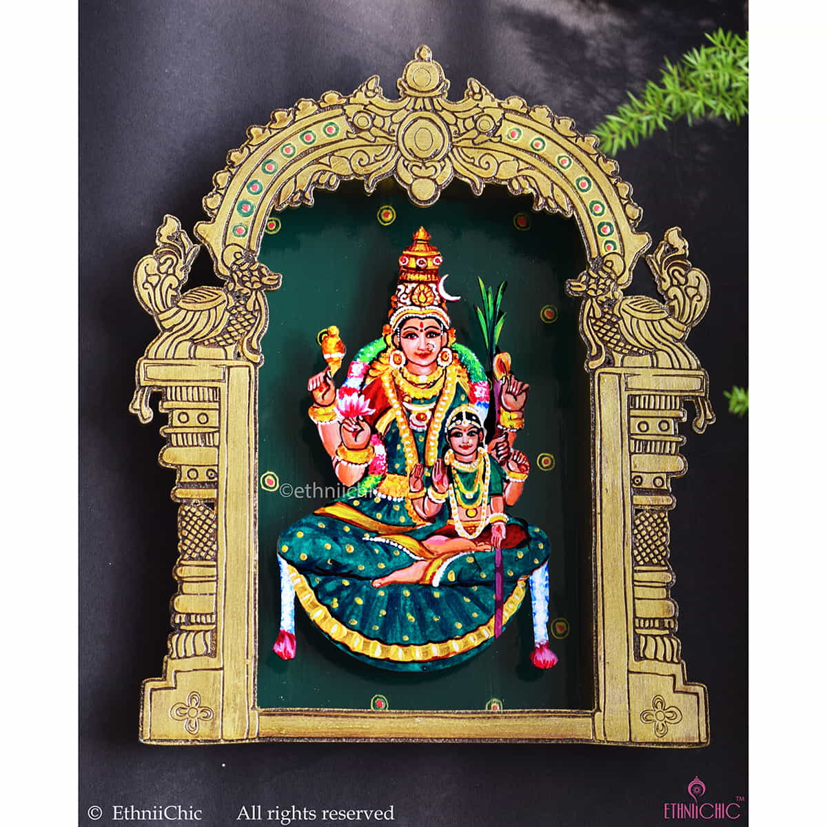 Wall Mounting Frame of Kamakshi Devi image 0