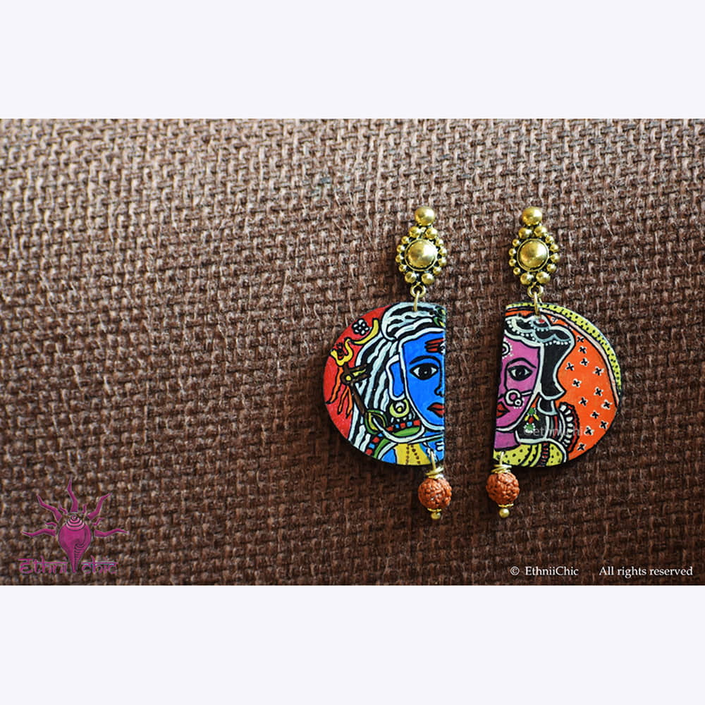 Ardhanarishwar Earring image 0