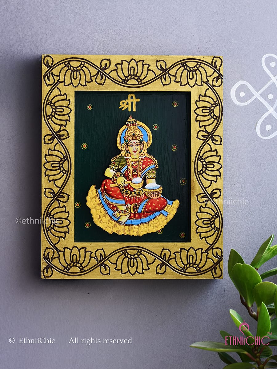 Wall Mounting Rectangular Frame of Annapoorni Devi