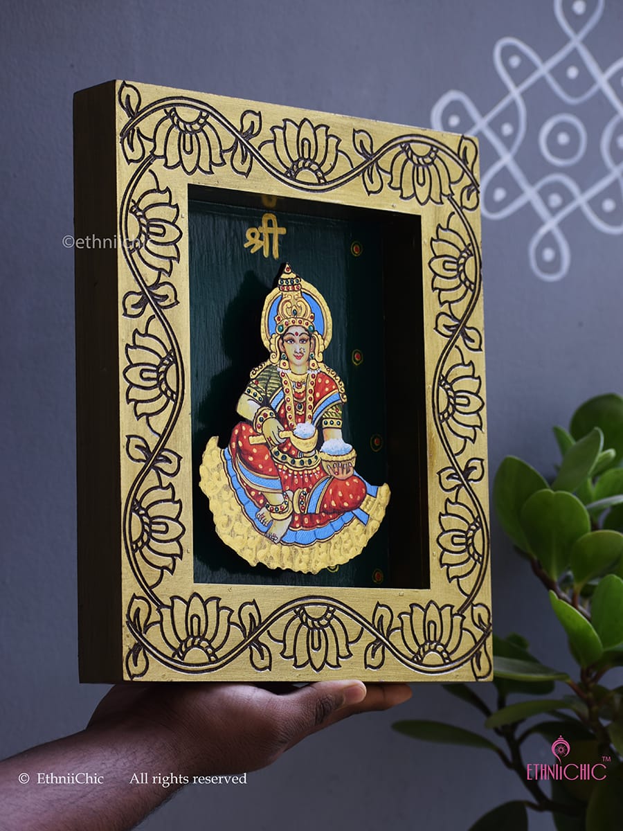 Wall Mounting Rectangular Frame of Annapoorni Devi