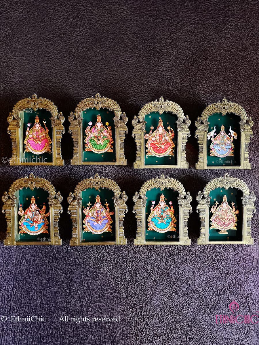 Wall Mounting Frames of Ashtalakshmi - Set of 8