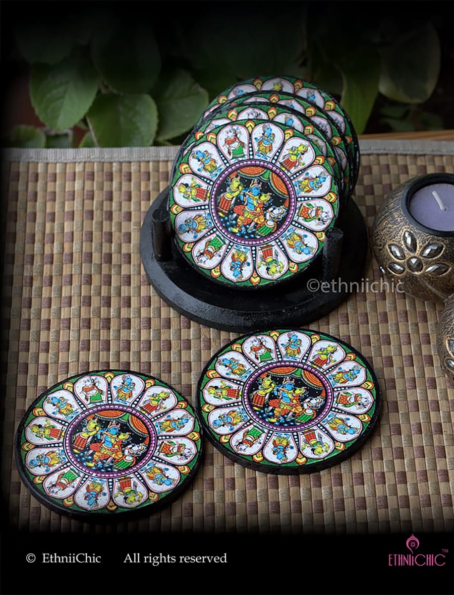 Coasters - Round - Raas Leela