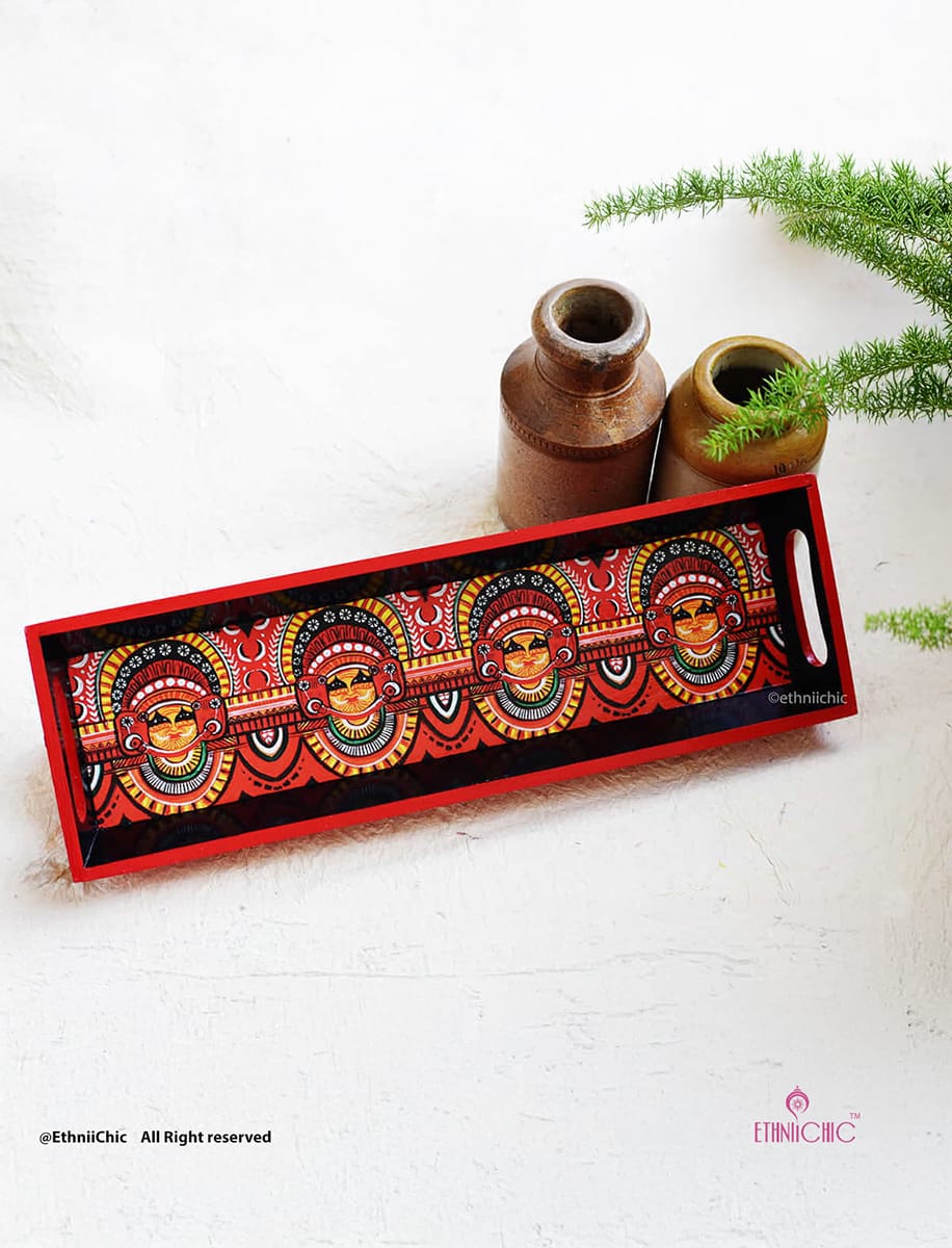 Narrow Tray - Kerala Mural Theyyam