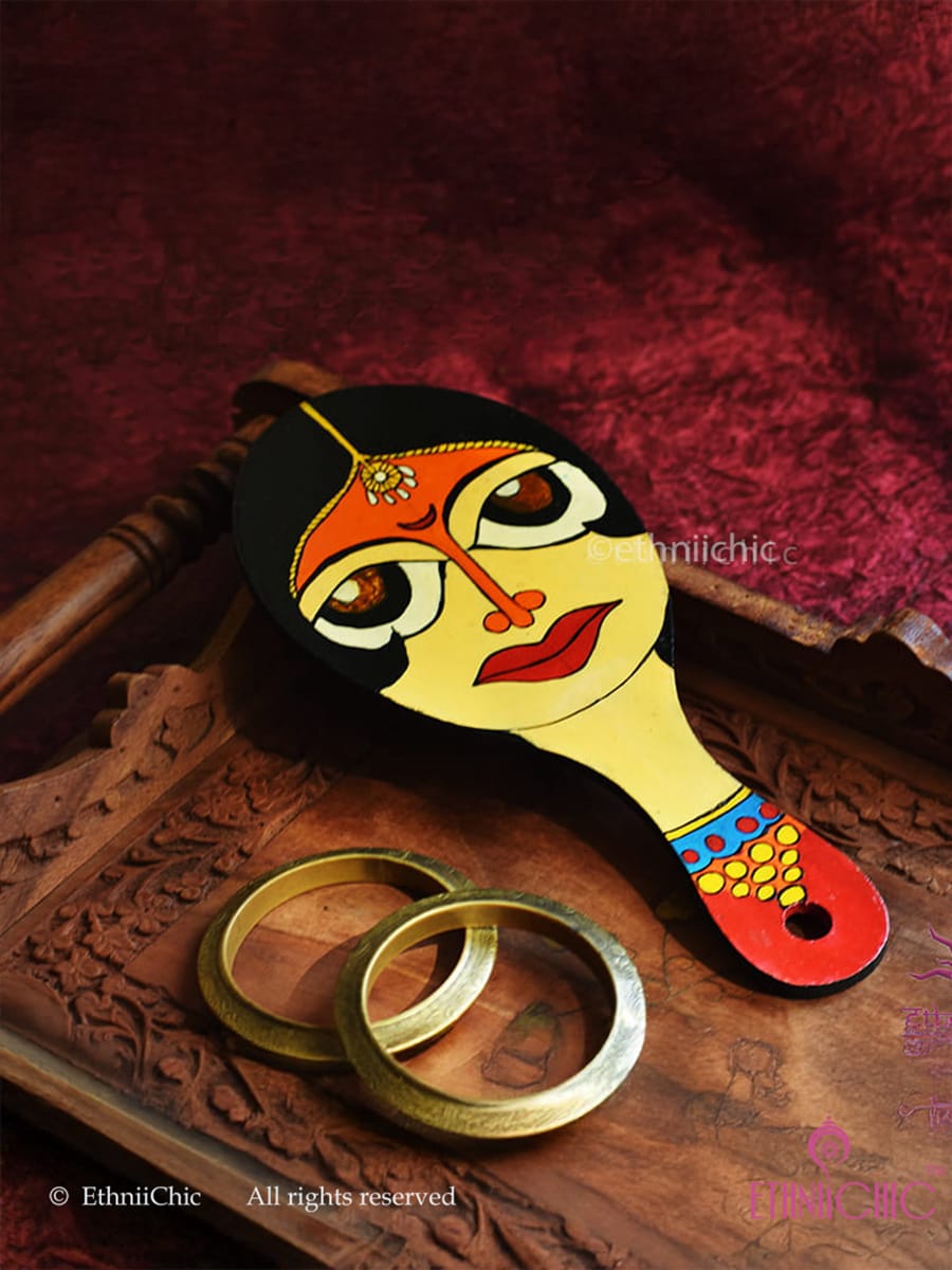 Hand painted Hand Mirror