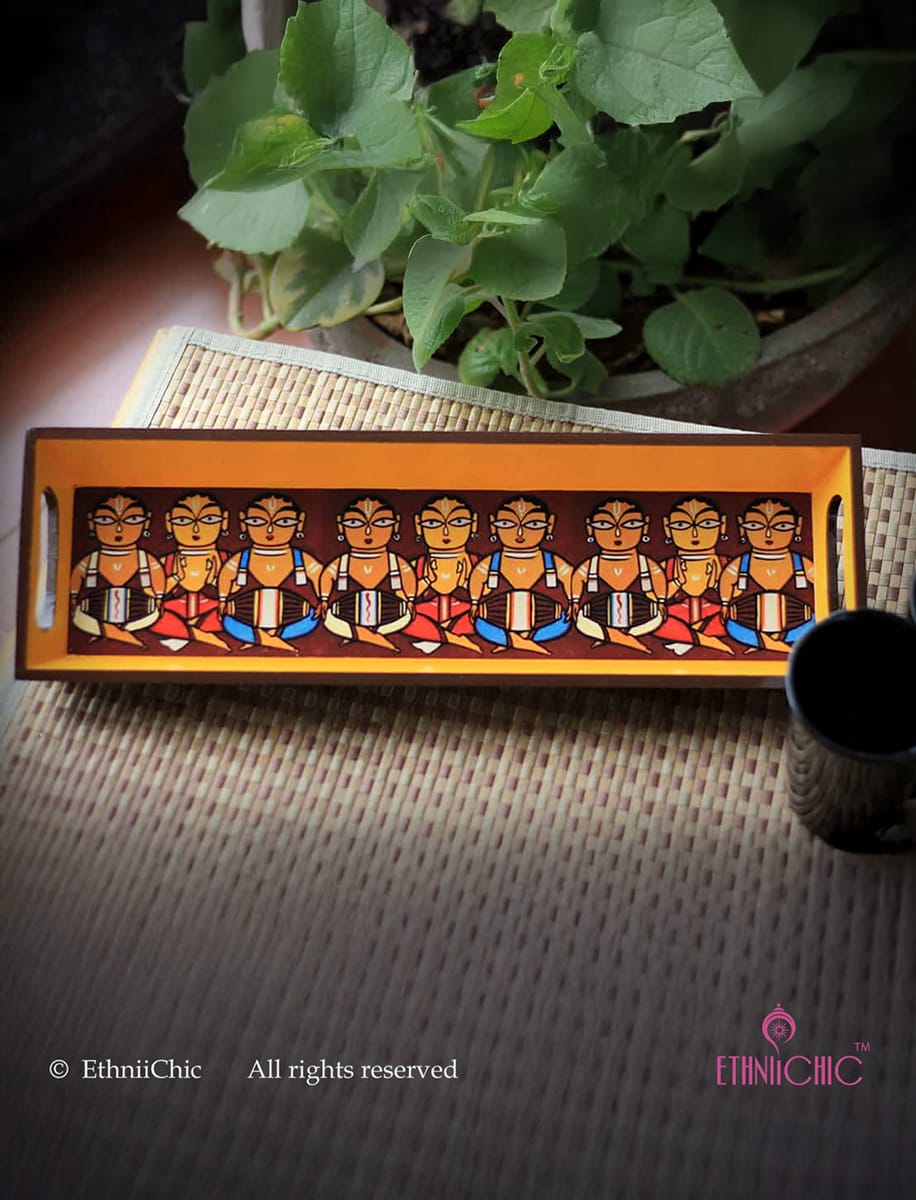 Narrow Tray - Jamini Roy
