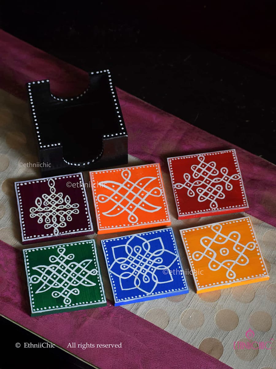 Coasters - Kolam Art