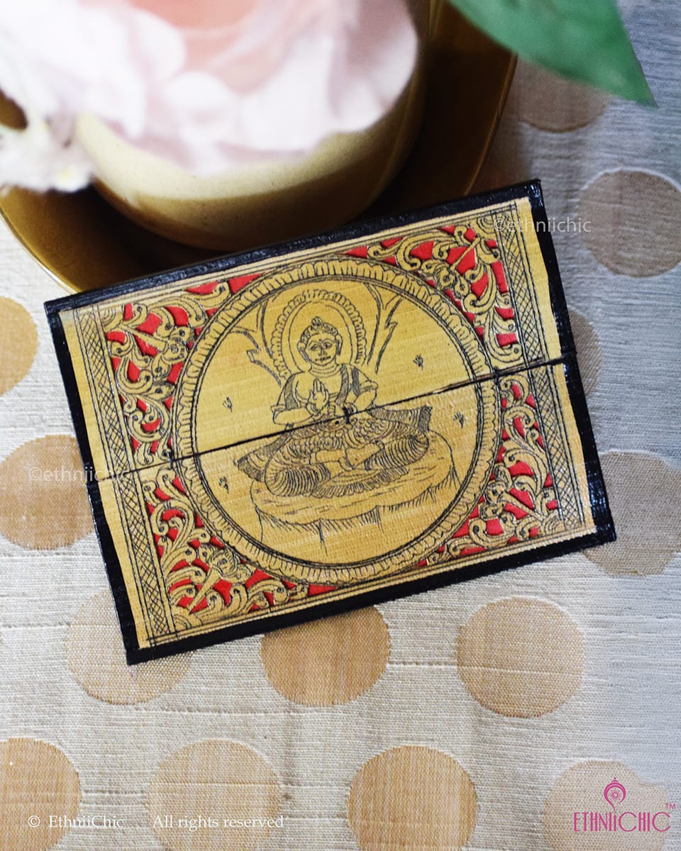 Tala Patra Pattachitra Hand-Painted Fridge Magnet – Buddha