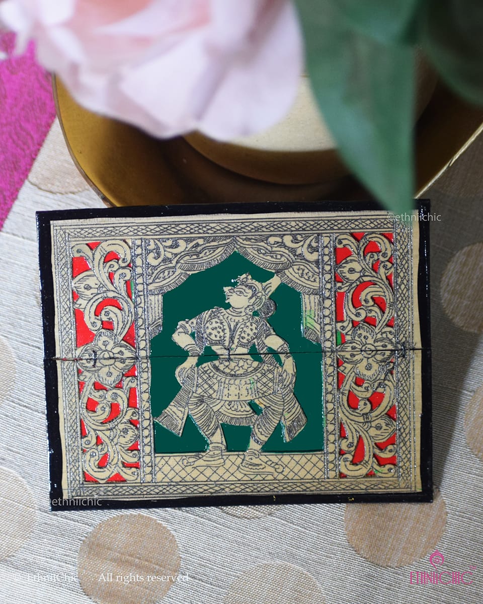 Tala Patra Pattachitra Hand-Painted Fridge Magnet – Dancer