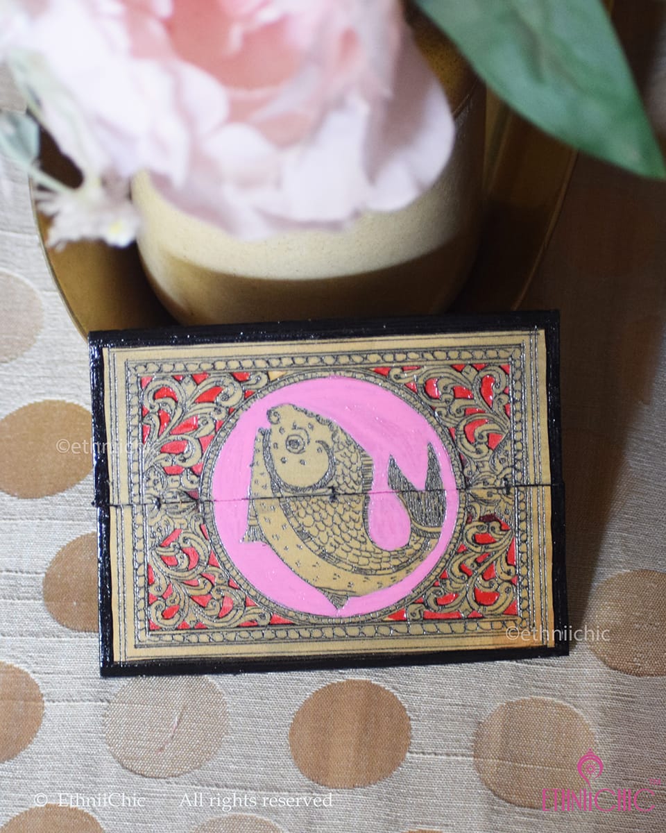 Tala Patra Pattachitra Hand-Painted Fridge Magnet – Fish