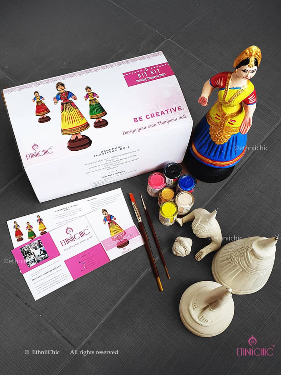 Thanjavur Doll Painting DIY Kit